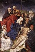 GOES, Hugo van der The Lamentation of Christ sg oil painting on canvas